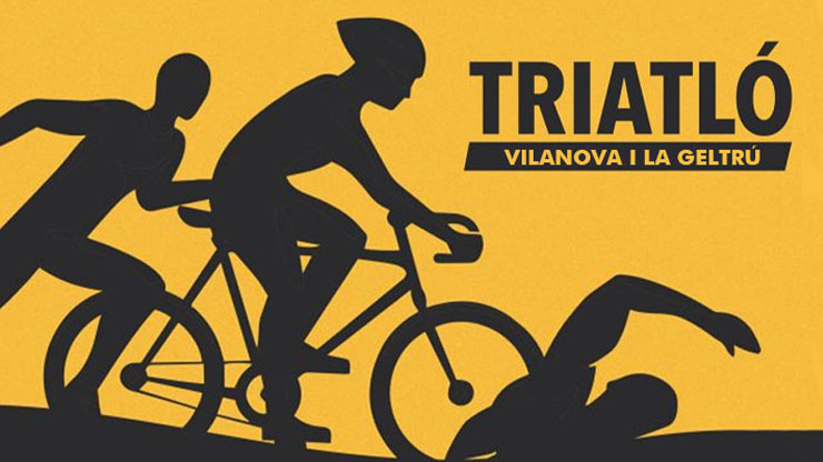Banner de la carrera Triatlò de Vilanova