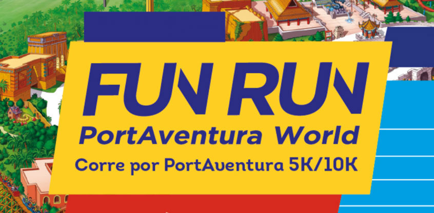 Banner de la carrera Fun Run PortAventura