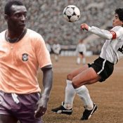 La historia del Fútbol. Pelé y Maradona